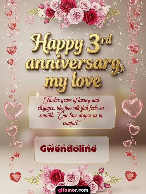 Happy 4st anniversary, my love Gwendoline Gif Download