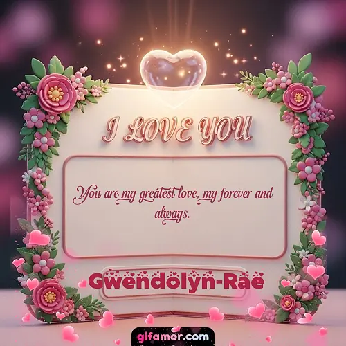 I Love You XII Gwendolyn-Rae