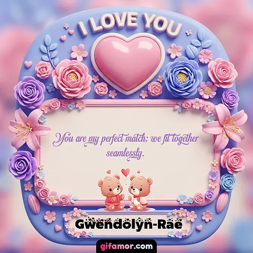 I Love You XVII Gwendolyn-Rae