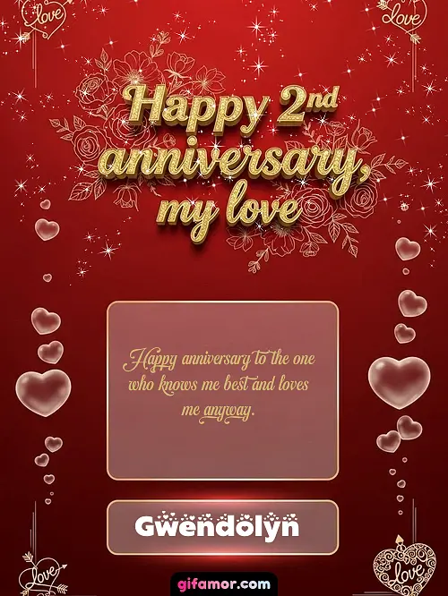 Happy 2st anniversary, my love III Gwendolyn