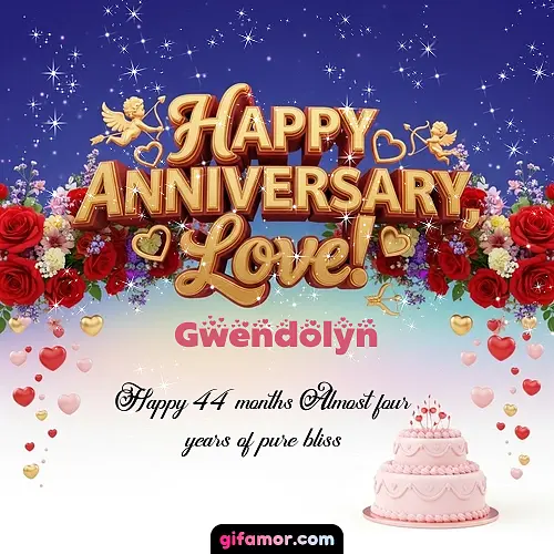 Happy one month anniversary, love! Gwendolyn