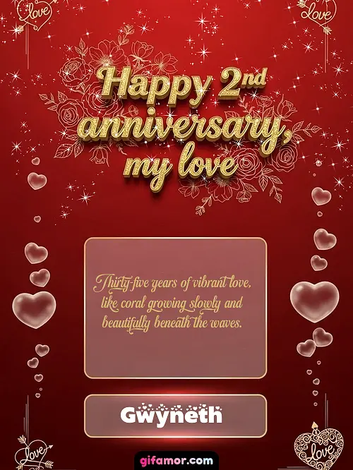 Happy 2st anniversary, my love III Gwyneth