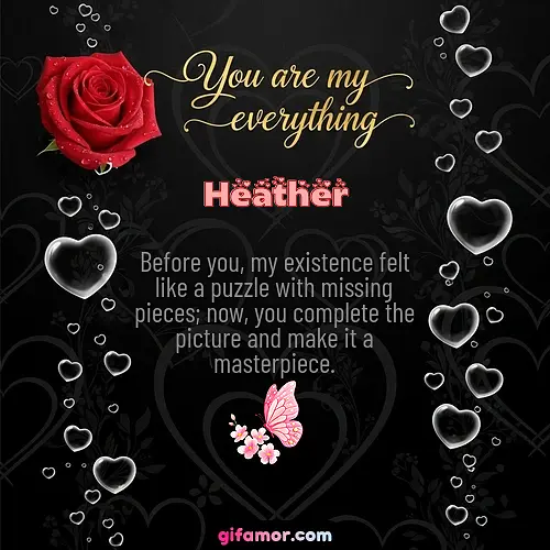 You are my everything I Heather Gif Download