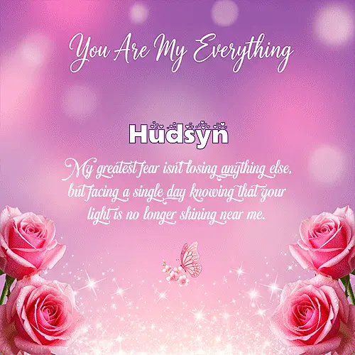 GIF de You are my everything: My greatest fear isn't losing anything else, but facing a single day knowing that your light is no longer shining near me.