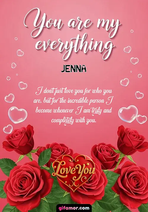 You are my everything Jenna Gif Download