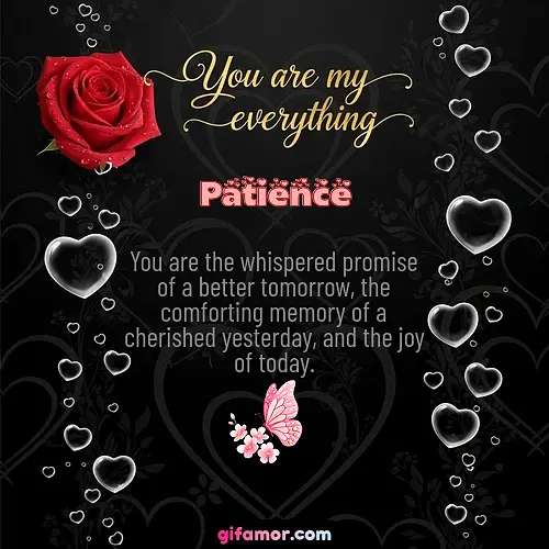 You are my everything I Patience Gif Download
