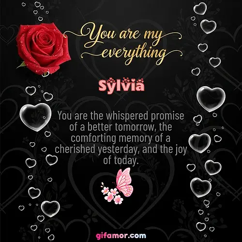 You are my everything I Sylvia Gif Download