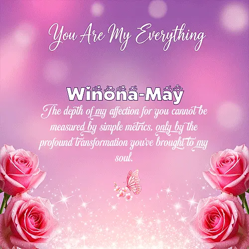 You are my everything IV Winona-May Gif Download