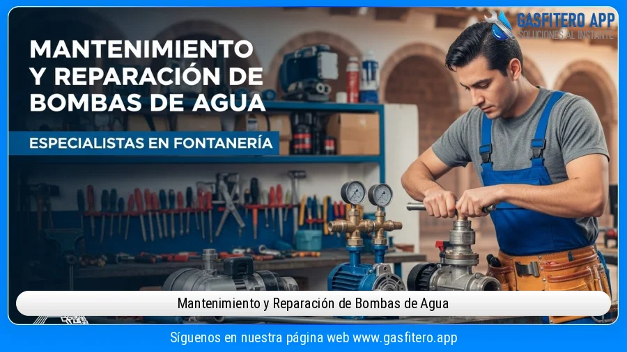 Mantenimiento y Reparación de Bombas de Agua