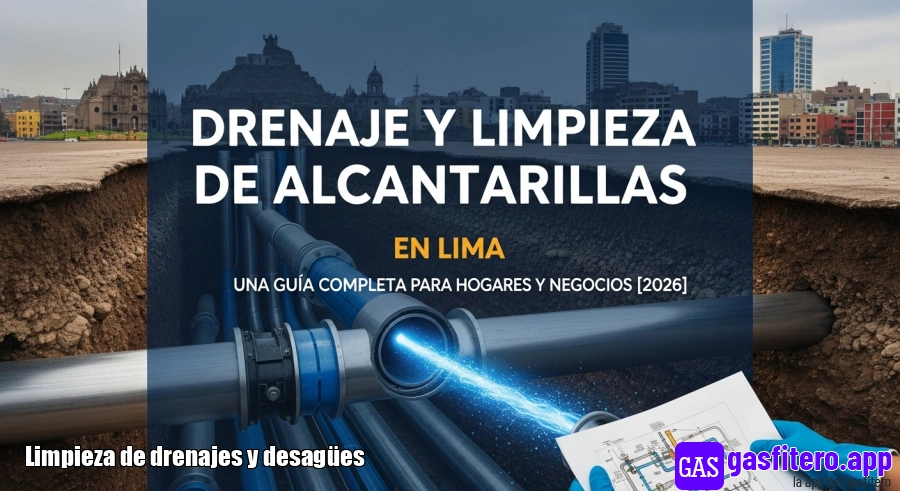 Limpieza de drenajes y desagües